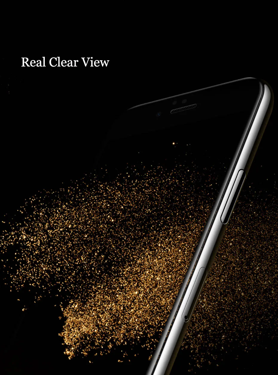 YAMIZOO Glass On the For iPhone 7 6 Tempered Glass Protective Screen Protector Full Cover 9D Glass For iPhone 8 Plus X XR XS Max (3)