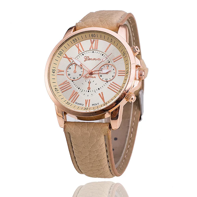 Женские кварцевые часы на кожаном ремешке|montre fashion|montre femmemontre casual femme |