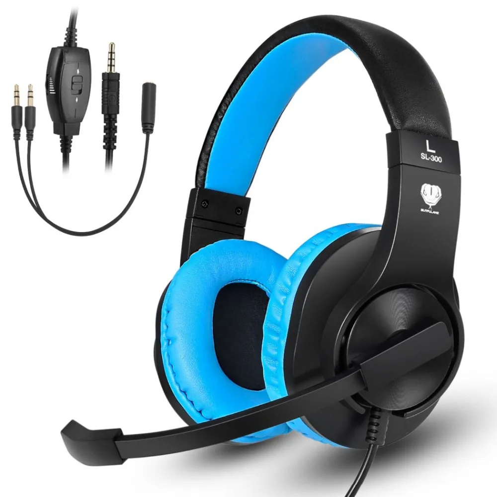 Butfulake SL 300 3 5 мм Проводная игровая гарнитура с микрофоном Стерео Игровые наушники