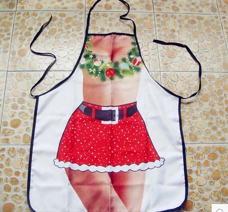 Cool Women Novelty Dinner Party Cooking Kitchen Apron Christmas Lady Men's Funny Sexy Gift | Дом и сад