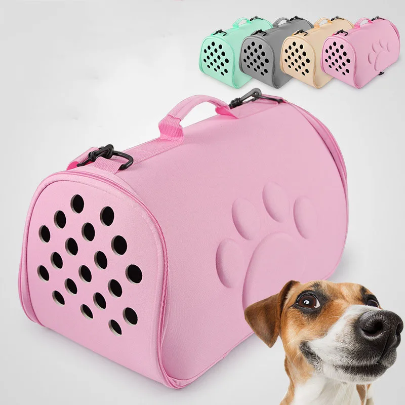 

Portable EVA Pet Carrier Airline Approved Under Seat Soft Sided Puppy Carrier Bunny Ferret Cat Small Pets Outdoor Shoulder Bag