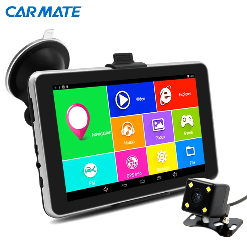 7 inch HD Car GPS Navigation Android Navigator Rear view Tablet pc Bluetooth/AVIN/WIFI/Navitel or Europe map sat nav Vehicle gps
