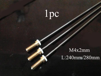 

1PC RC Boat 2mm Hard Shaft M4 Thread Metal Rigid Shafts Length 240mm/280mm Intergrated Straight Shaft ECO Special Hard Shafts