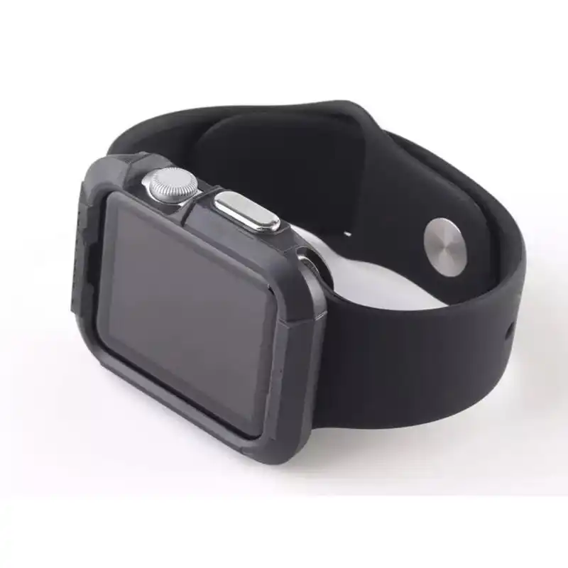 Saking для Apple Watch Series 1 поколения брони ТПУ Силиконовая Защитная крышка 42 мм