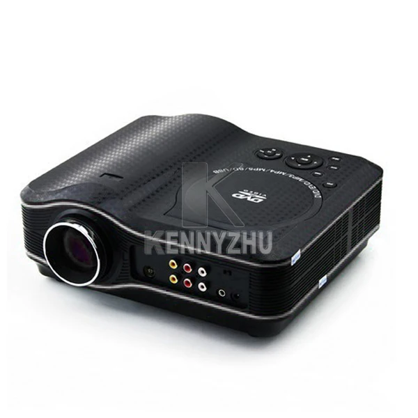 800x600 WVGA LED DVD Projector Multimedia Player Projector 20'' 100