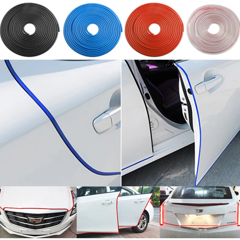 5m Car Door Protective Strip Auto Door Edge Guard Bumper