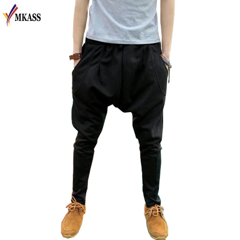 Mens Trousers Sweatpant Harem Pant Slacks Casual Jogger Dance Sportwear 310g
