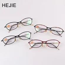HEJIE Классические Женские оправы для очков, Брендовые очки с бабочкой, оправа для близорукости, оправа для женщин, размер 53-17-142 Y8572