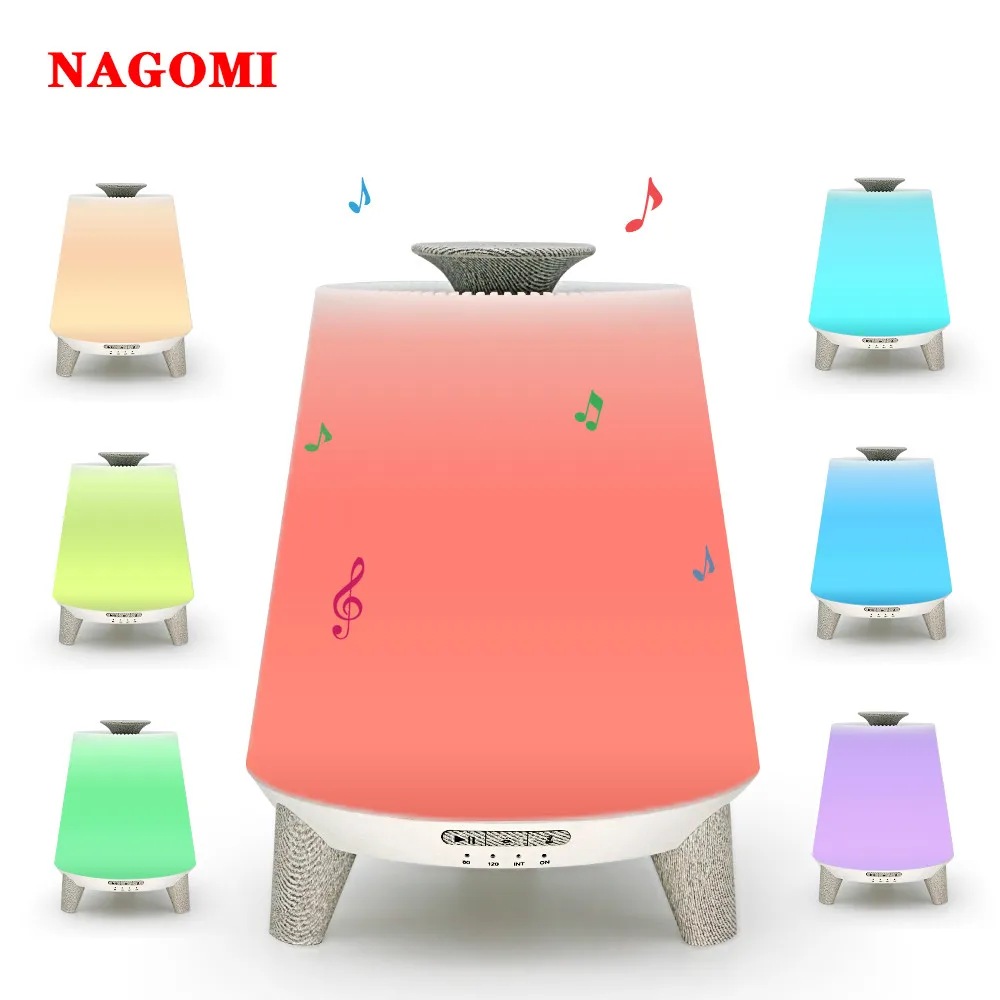 

300ML Aroma Essential Oil Diffuser Remote Control Bluetooth Speaker Music Ultrasonic Air Humidifier With 7 Color Night Light