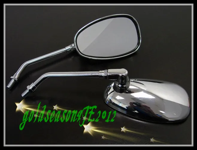 Хромированные левый и правый зеркала для Honda Rebel Shadow 600 750 VTX 1300 1800 бесплатная
