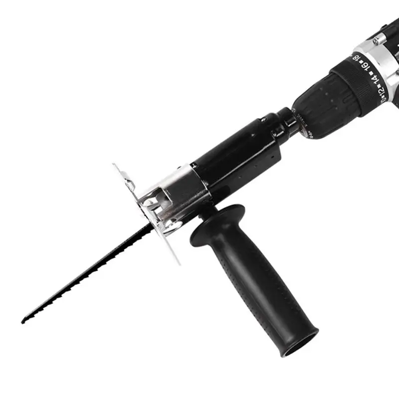 

Reciprocating Saw Attachment Change Electric Drill Into Reciprocating Saw Jig Saw Metal File For Wood Metal Cutting