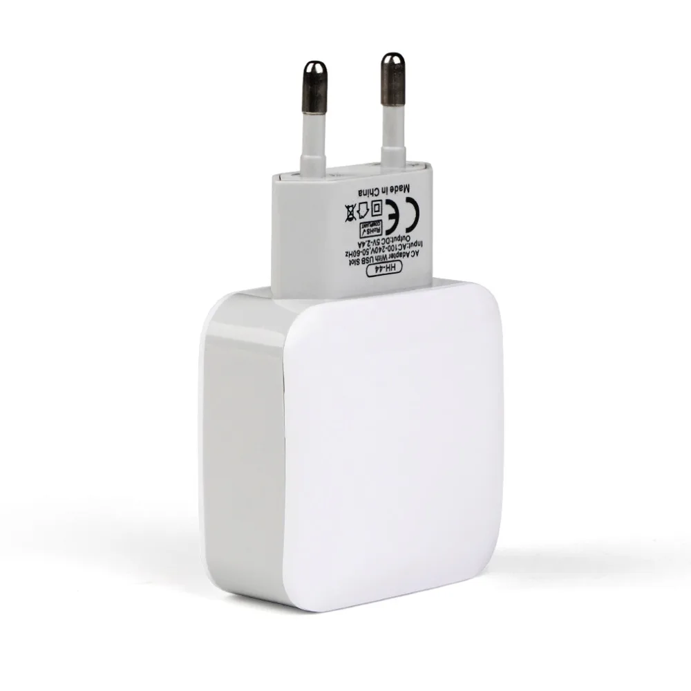 2 порта USB EU вилка зарядное устройство для iPhone 7 8 X Samsung S9 S8 мобильного телефона Huawei