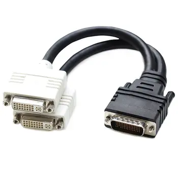 

DMS-59pin to dual DVI Video Adapter Cable Cord for 59pin Video card to dual DVI LCD monitors