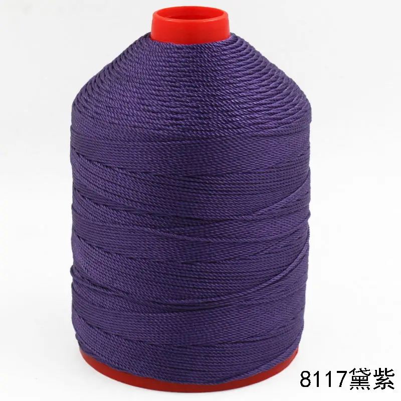 Aoyi производитель продает 30 акций высокопрочные швейные машины, толстая нить кожа, ручная тканая нить, 1,5 мм нейлоновая нить - Цвет: 8117