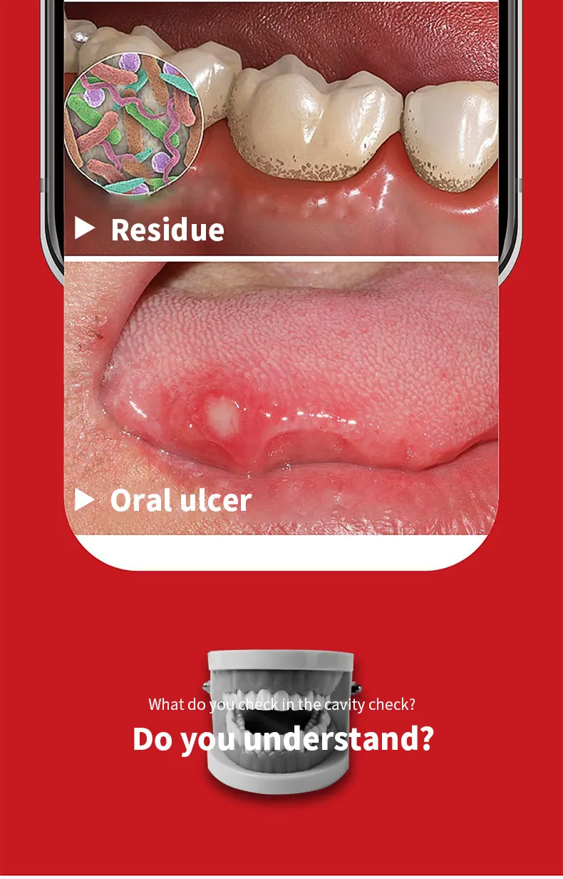 Vídeo para Ios Inspeção de Dentes sem Fio wi Endoscópio Dental Oral Ajustável Luzes Led Câmera Intraoral hd Android fi 8 11 Cheap Câmeras de vigilância