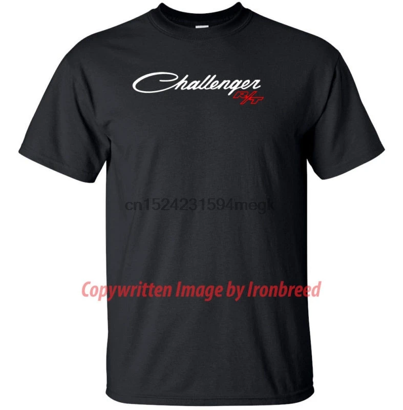 

Dodge Challenger RT Lettering T Shirt old style LOGO Demon Muscle Car Tee