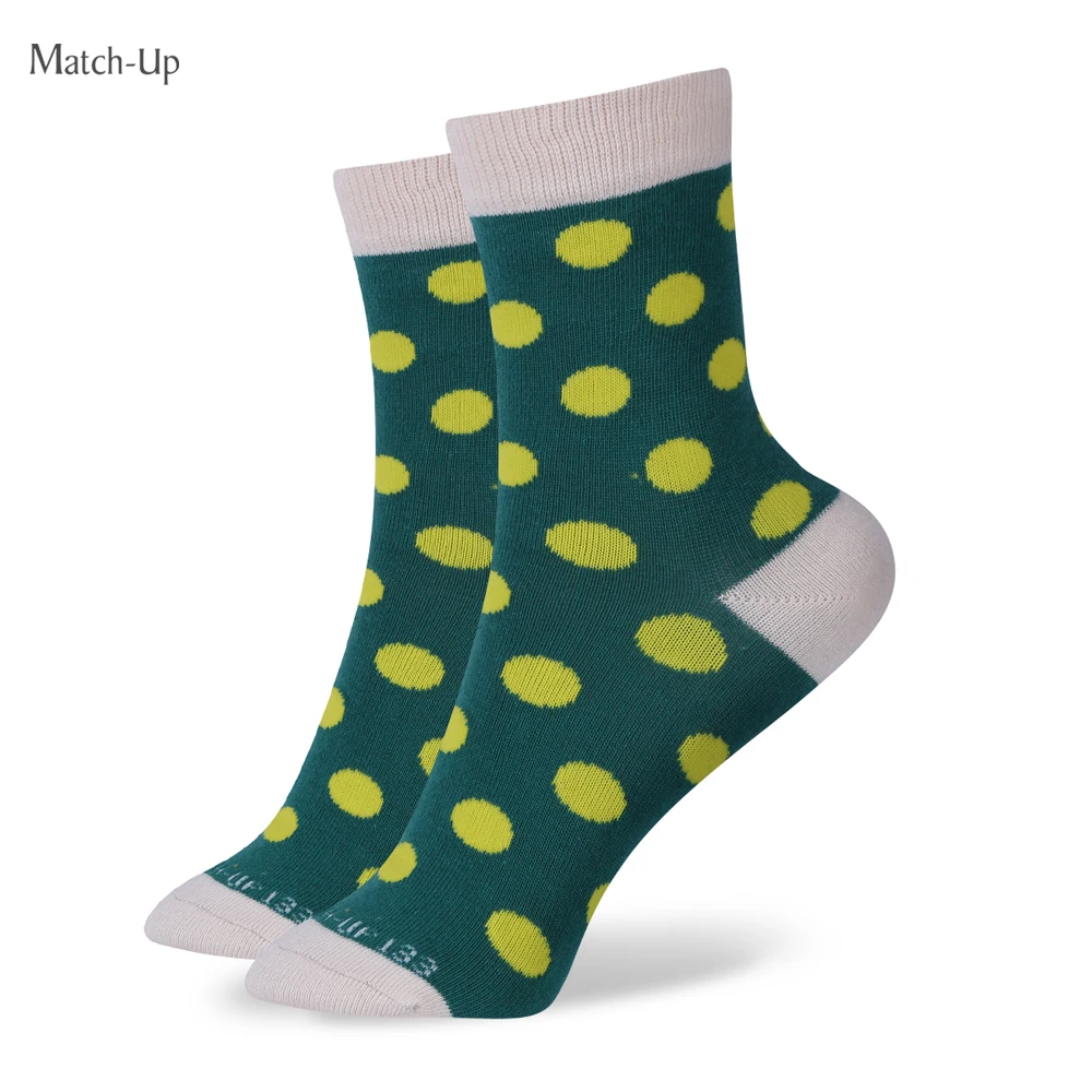 

Match-Up Free shipping women's cotton sock Female dot socks