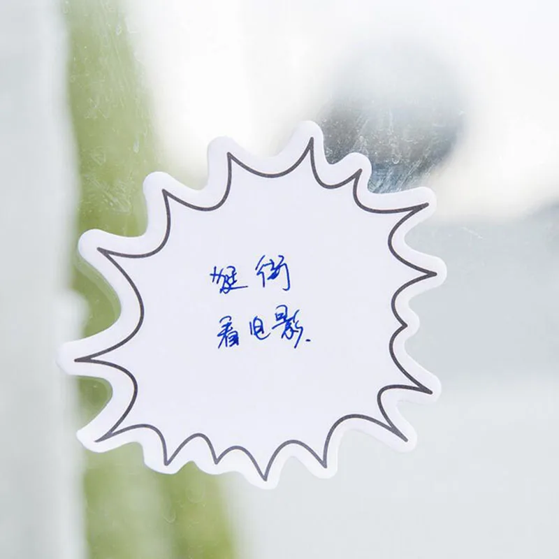프레시 심플 대화상자, 메모 패드 스티커 메모, 학교 사무용품, 학생 문구, 메시지 라벨, 4 개