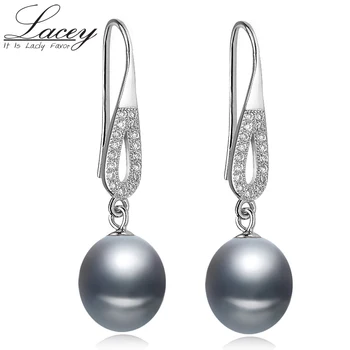 

Real freshwater drop earrings for women bridal gift,white wedding natural pearl earring 925 silver trendy brincos perolas prata