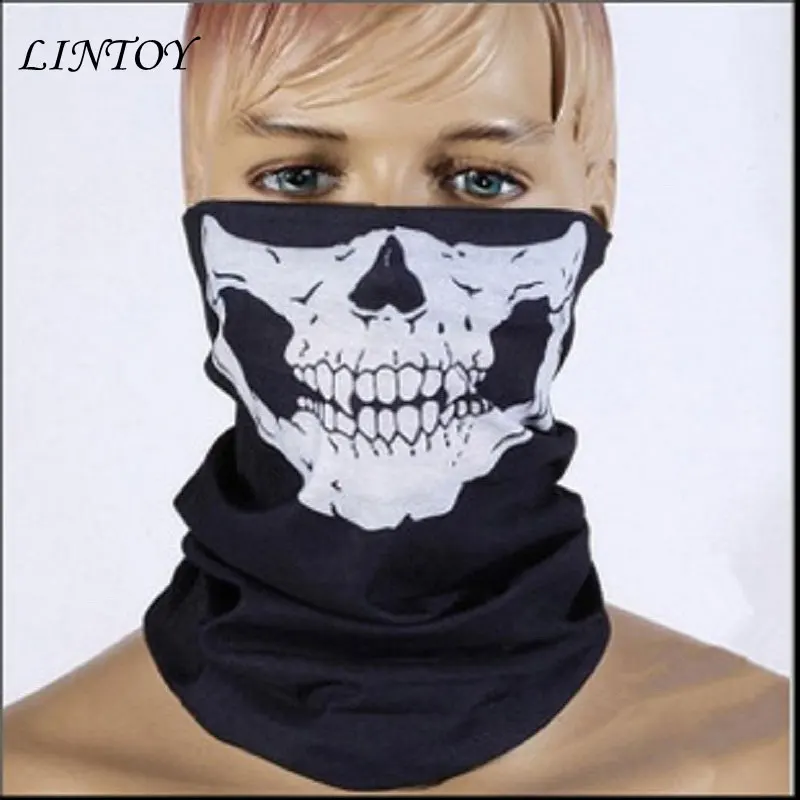 Best Outdoor Sports Fashion Skull Wicking Seamless Cycling Bike Bicycle Riding Veil Multi Head Scarf Face Masks Bandana Skull Scarves
