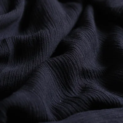 

Hanging Elegant Pure Plain Color Pleated Viscose Rayon Pleated Cloth Cotton Silk Long Skirt Garment Fabric