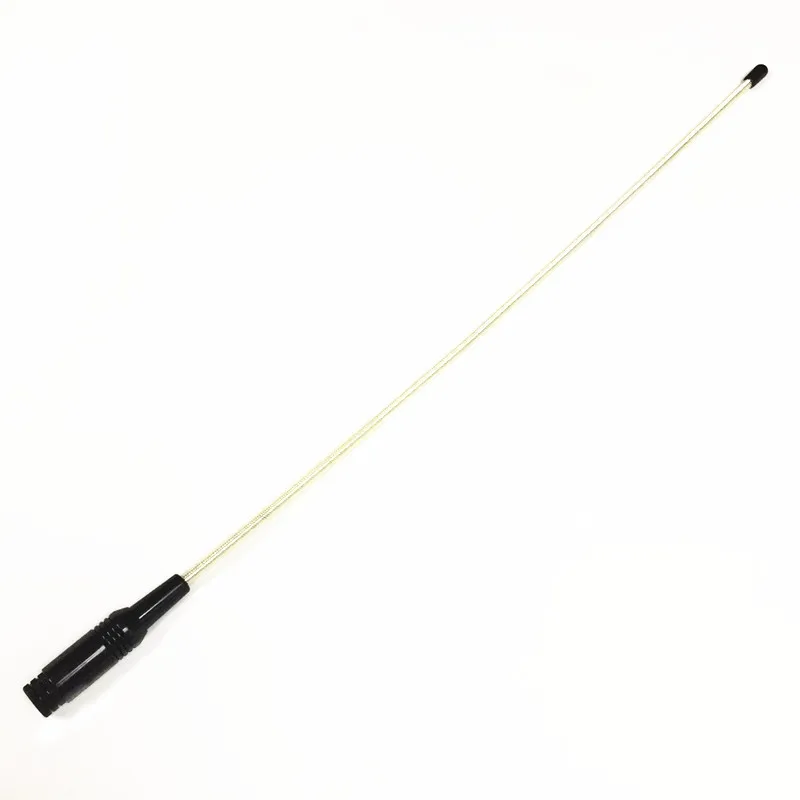 

Golden transparent double-segment soft antenna for YAESU VX3R VX5R VX7R VX160 VX168 two way radios