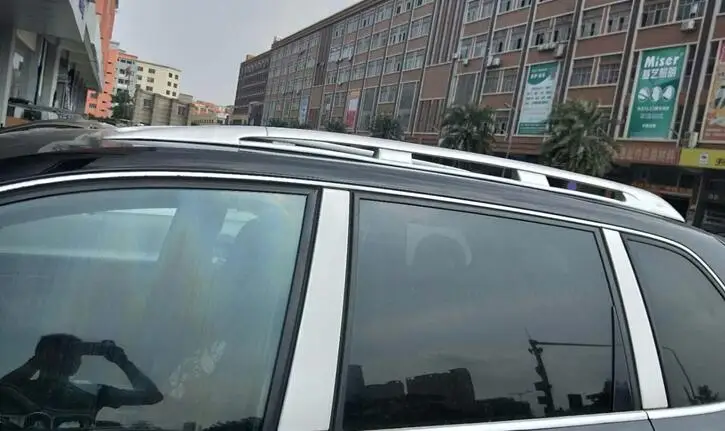 عالية الجودة سبائك الألومنيوم المسمار تثبيت سيارة الجانب السكك الحديدية بار حامل سقفي ل طوارق 2002 2003 04 05 06 07 08 09 10 2011