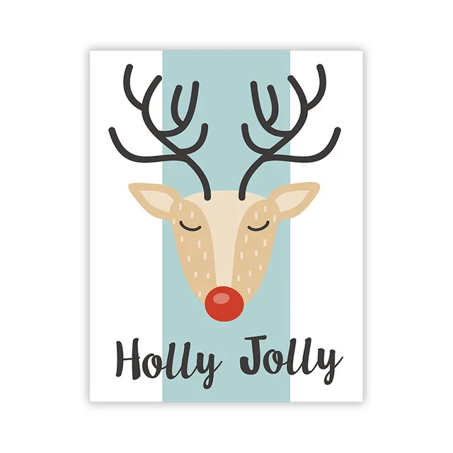 Christmas-Santa-Claus-And-Elk-Poster-Print-Wall-Art-Canvas-Painting-Picture-Enjoy-Living-Room-Home.jpg_640x640 (2)