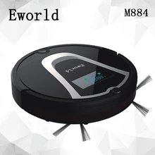 Eworld M884 Automatic Floor Cleaning Robot Mop Scrub Vacuum Cleaner Wet and Dry Cleaning Auto Charge Smart Robotic