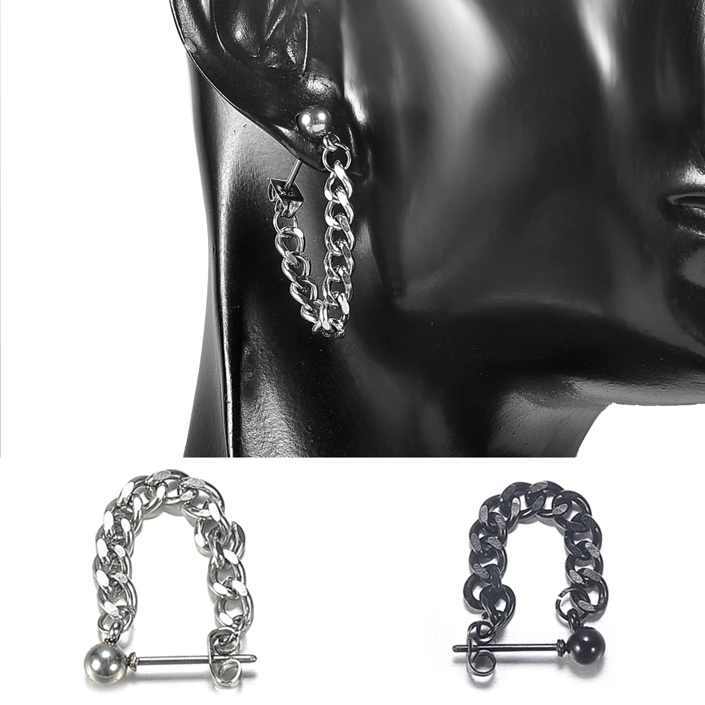 

Pendientes Mujer Moda 2019 Korean Fashion Jewelry Geometric Long Tassel Drop Earrings For Women Brincos Kpop Earrings Men