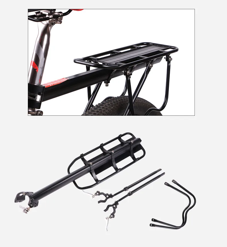 Perfect Aluminum Alloy Bike Racks Bicycle Rear Carrier Quick Release Luggage Multipurpose Bicycle Shelf 75Kg Bike Fenders D0257 8 Perfect Aluminum Alloy Bike Racks Bicycle Rear Carrier Quick Release Luggage Multipurpose Bicycle Shelf 75Kg Bike Fenders D0257 8