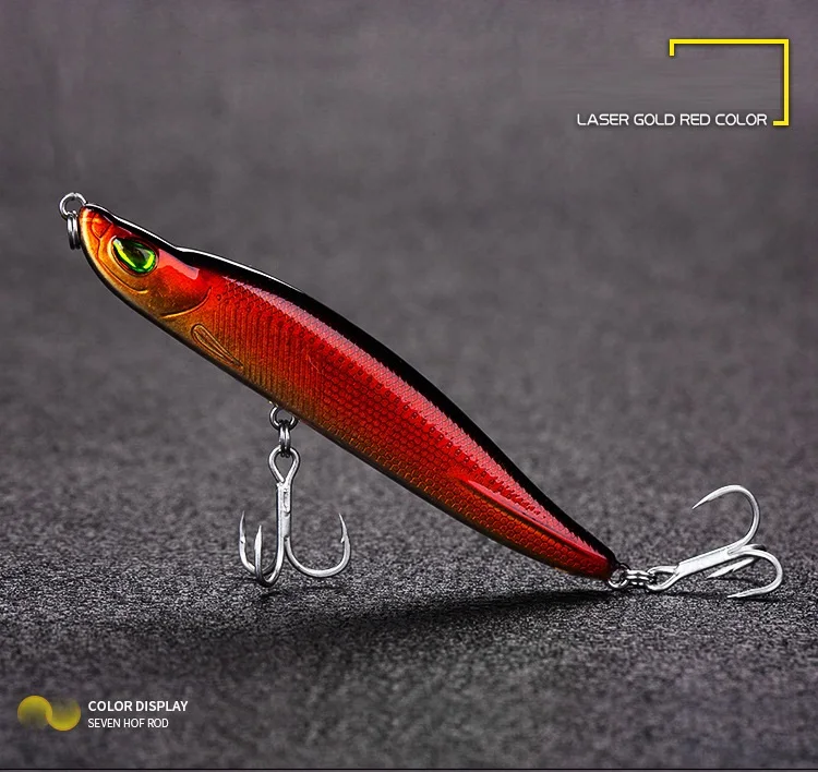 8.5cm 11g Jerkbait Electric Vibration Fishing Lure Twitching Bait Rechargeable Lures Wobblers Sinking Minnow Hard Baits Lurre