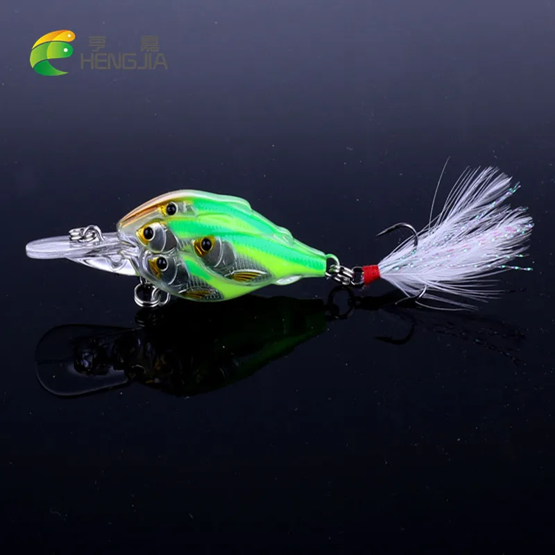 Hengjia-1pc-group-Multiple-Bionic-Fish-lure-6-5CM-6G-isca-artificial-2017-3D-Eyes-Crankbait