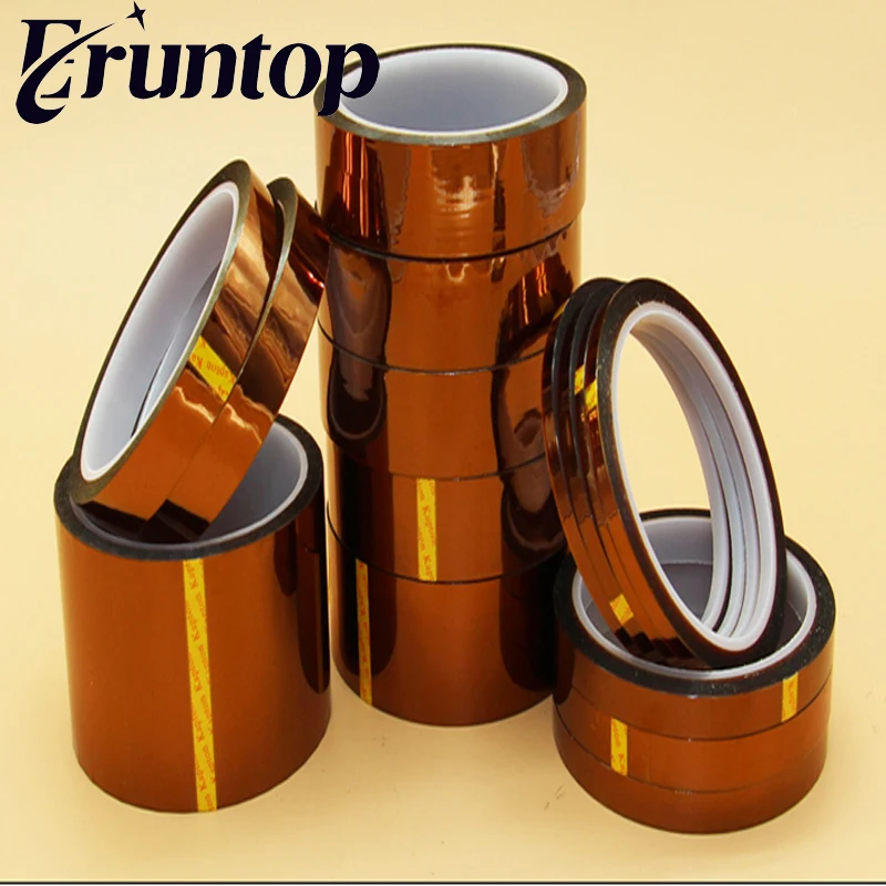 1pcs 30M Adhesive Tape High Temperature Heat Resistant Polyimide Tape