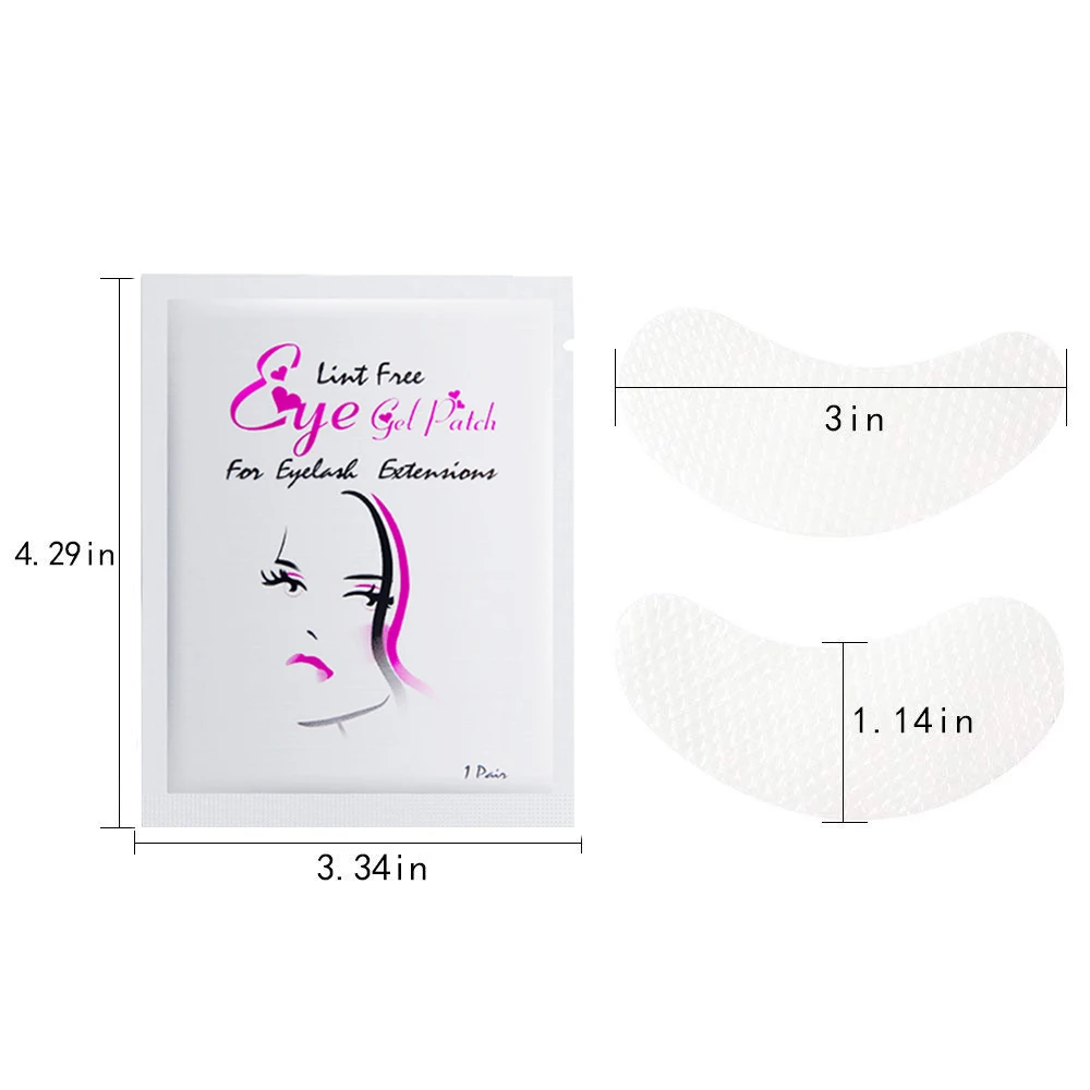 Beli 50 Pasang Bulu Mata Di Bawah Mata Bantalan Grafted Idep Ekstensi Kertas Patch Mata Membungkus Lash Sticker Alat Makeup TSLM2