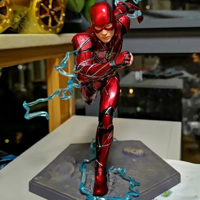 Movie Justice League The Flash Iron Studios Running Version  PVC Action Figure Collection Model Toy Doll Gift (1)