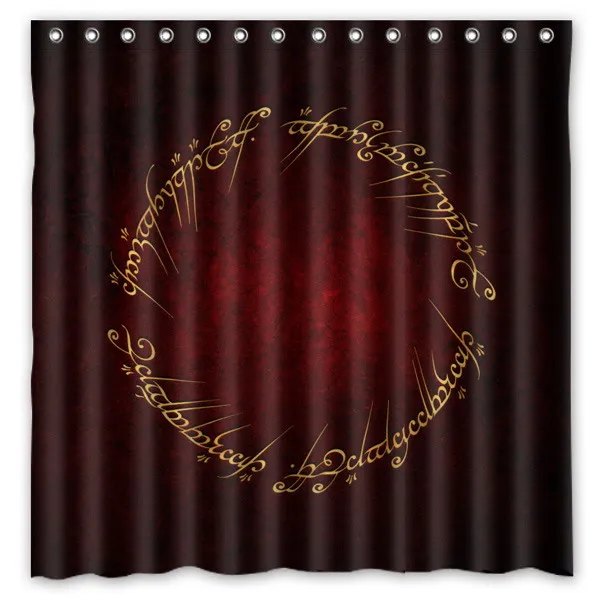 Buy High Quality Polyester Shower Curtain The Lord of
