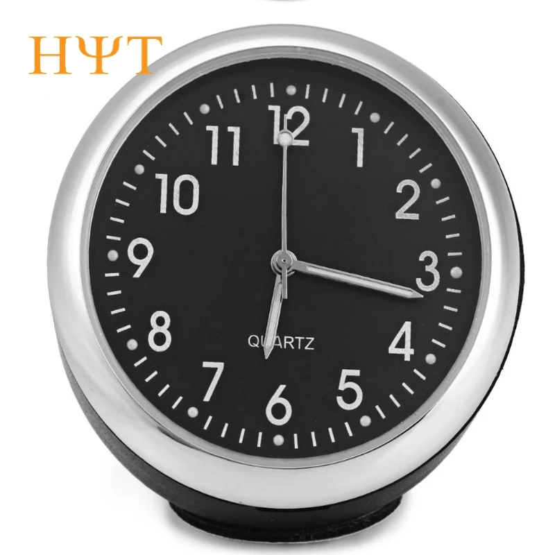 

New High Quality Luminova Car Mechanics Quartz Clock Mini Noctilucent Watch Digital Pointer for Auto Decoration Supplies