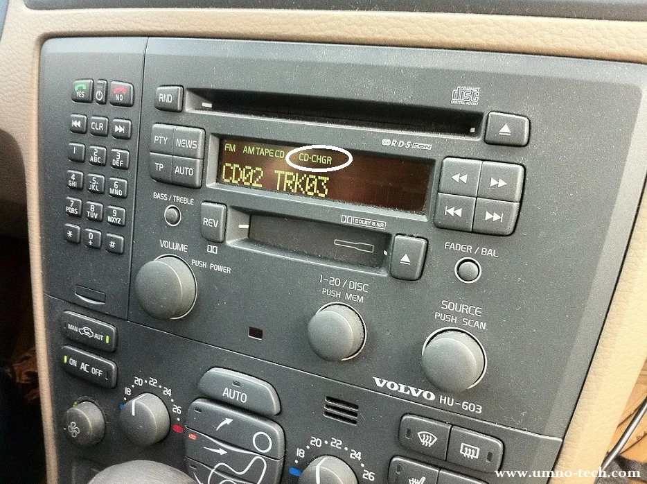 aux volvo s40