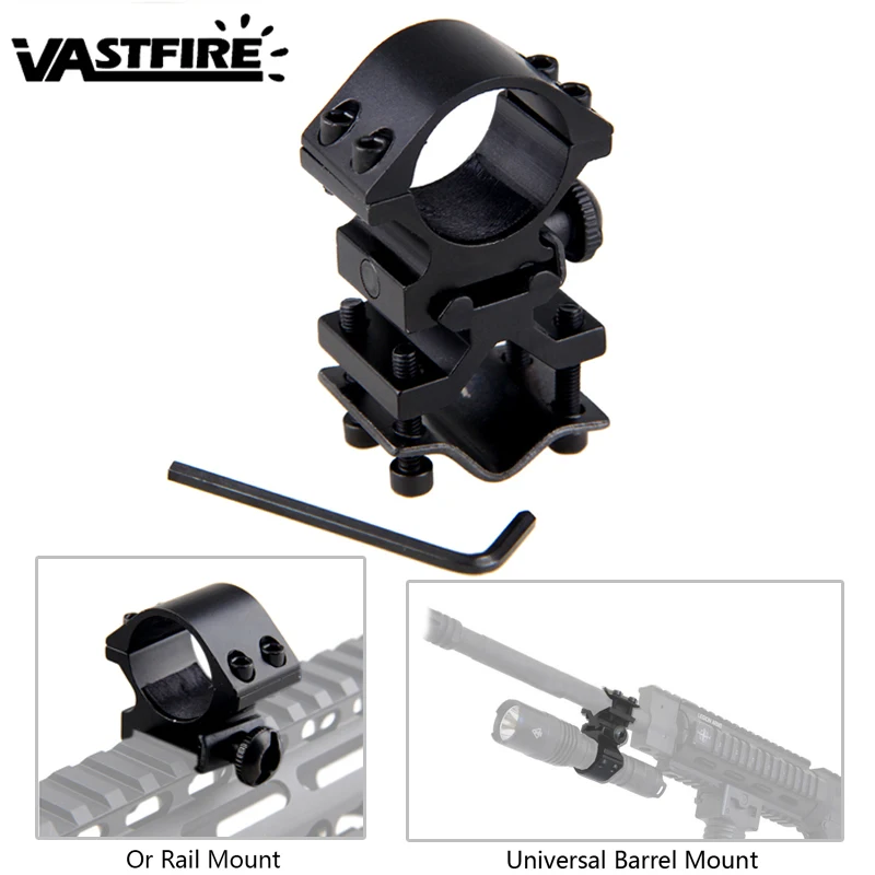 1/2 PCS Tactical 1&quotinch 25.4mm Ring QD Flashlight Scope Laser Rifle Barrel Mount Accessories Clip Sight Tube Clamp | Спорт и
