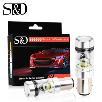 

S&D 1157 BAY15D P21/5W 1250LM LED Bulb Back Up Reverse Lights Tail Lights Rv lights Xenon White 100W 6000K White 12V-24V D030