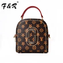 

Fashion Rivet Leather Bag Women Messenger Bags Female Crossbody Bags Clutch Purse and Handbag Bolsa Feminina luis vuiton gg bag