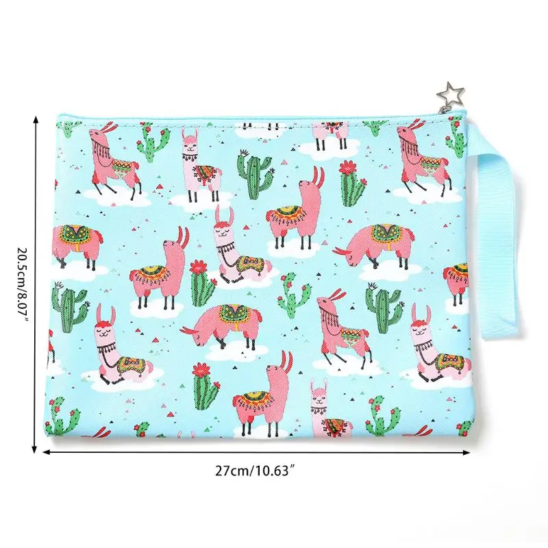 

THINKTHENDO Travel Cartoon Cosmetic Makeup Bag Pencil Case Storage Zipper Pouch Purse Handbag 2018 Bags for Women Girl Make Up