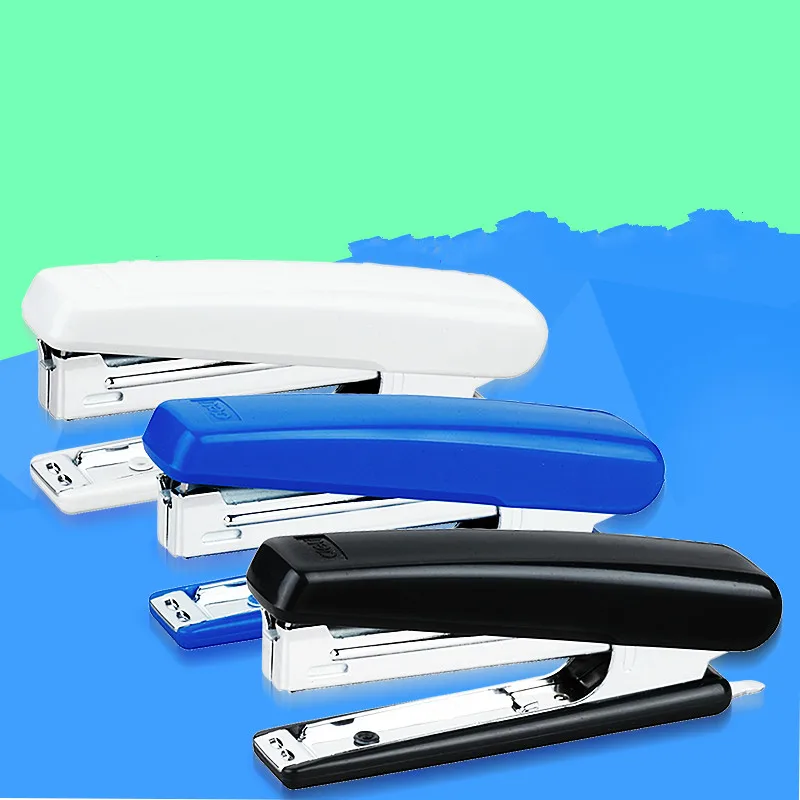 Free shipping deli 0221 stapler use 10 staples Small stapler