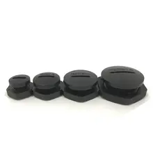 5 шт. M32x1.5mm нейлон Мужской резьбовой наконечник сальник колпачок головки винта Крышка черный