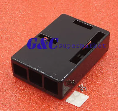 Premium Black Case Boxes Raspberry Pi 2 B Case Cover Enclosure Box ABS V2