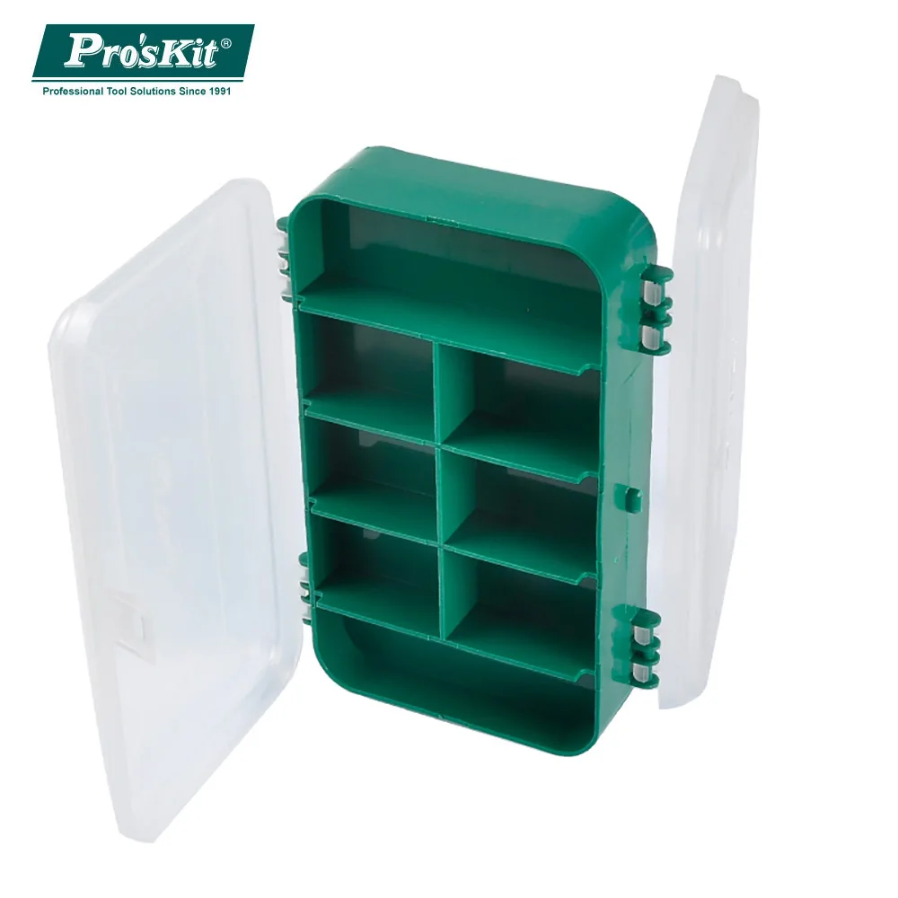 

100% Original Taiwan Pro'sKit 103-132C Utility Component Storage Tool Box Electronic Component Box caja de herramientas