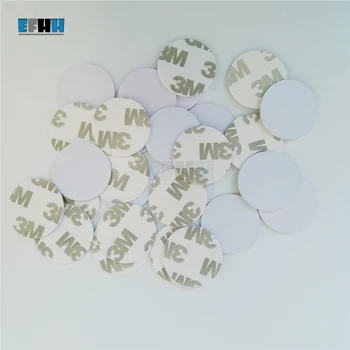 

13.5MHZ UID Changeable MF S50 1K 3M Adhensive Sticker Coin Rewritable NFC Card Clone Copy Backup Chinese Magic Card