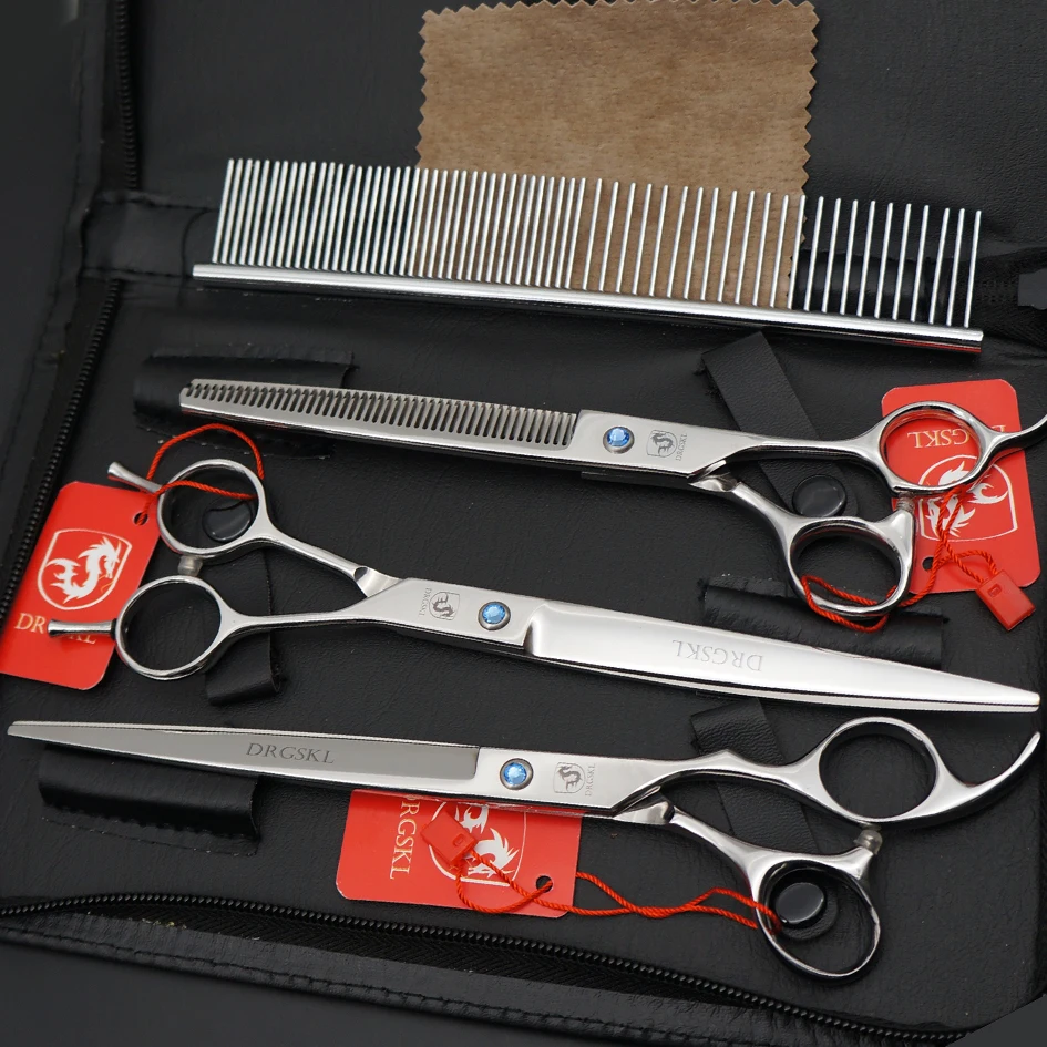 Набор ножниц DRGSKL для стрижки домашних животных 8 0 дюйма 3 шт.|scissors pet|hairdressing scissorshair