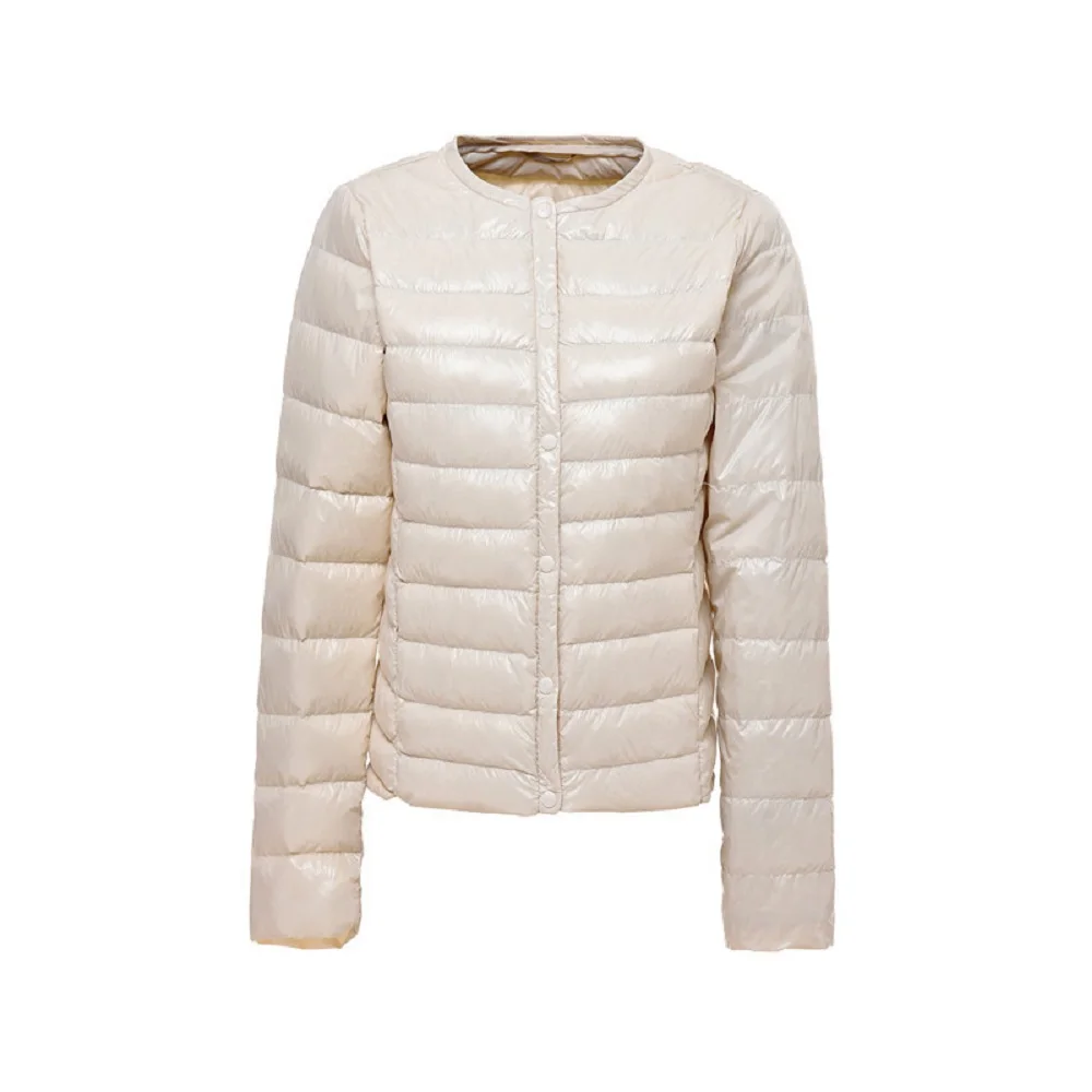 price cut  Wipalo Winter Women Ultra Light Down Jacket White Duck Down Jackets Long Sleeve Warm Coat Parka Fem